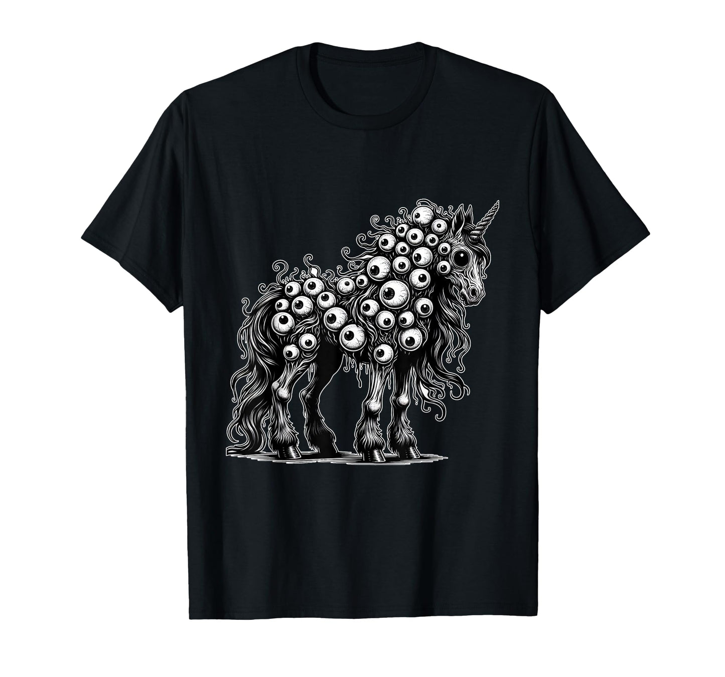 Weird Unicorn Eyeballs Alt Goth Grunge Dreamcore Weirdcore T-Shirt