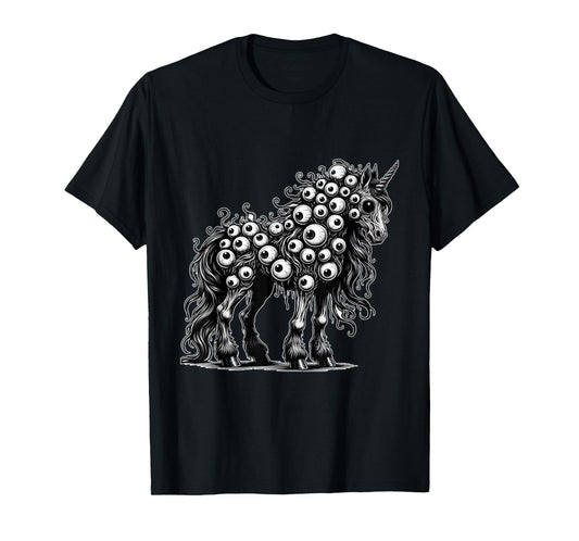 Weird Unicorn Eyeballs Alt Goth Grunge Dreamcore Weirdcore T-Shirt