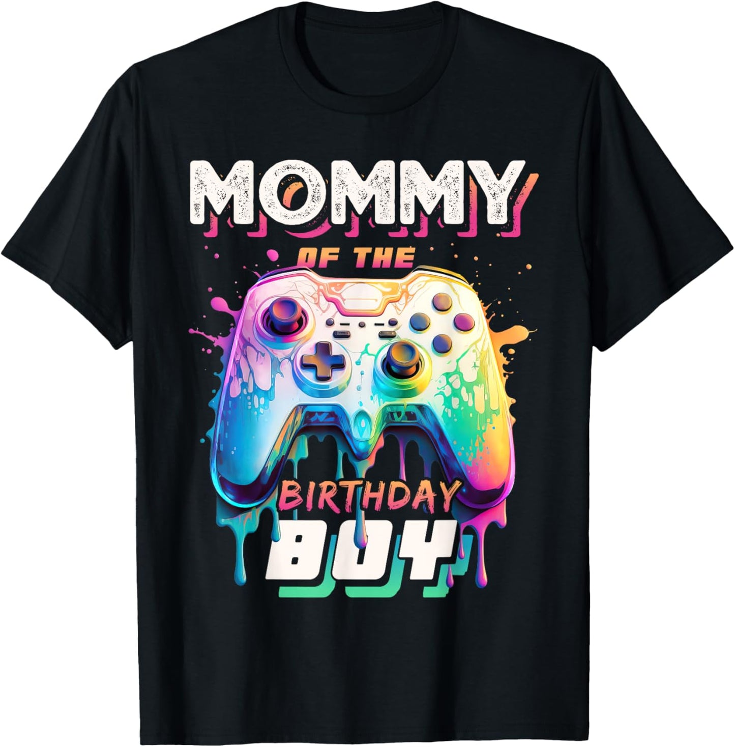 Mommy of the Birthday Boy Matching Video Game Birthday Party T-Shirt
