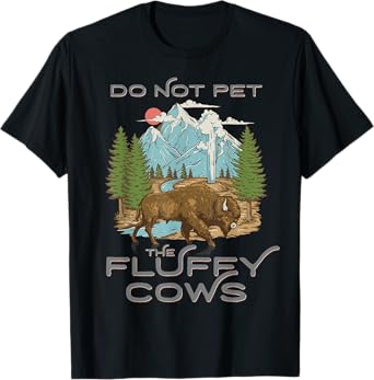 Funny Vintage Look Yellowstone National Park Bison Lover T-Shirt