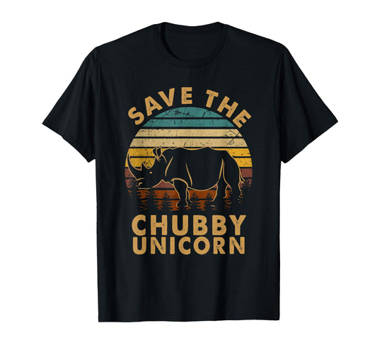 Classic Arts Save The Chubby Unicorn Lovely Animals Outfits T-Shirt