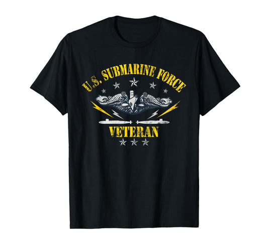 U.S Submarines Forces Veterans Day Silent Service Patriotic T-Shirt