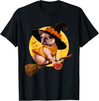 French Bulldog Halloween Costume Shirt Men Women Kids Dog T-Shirt