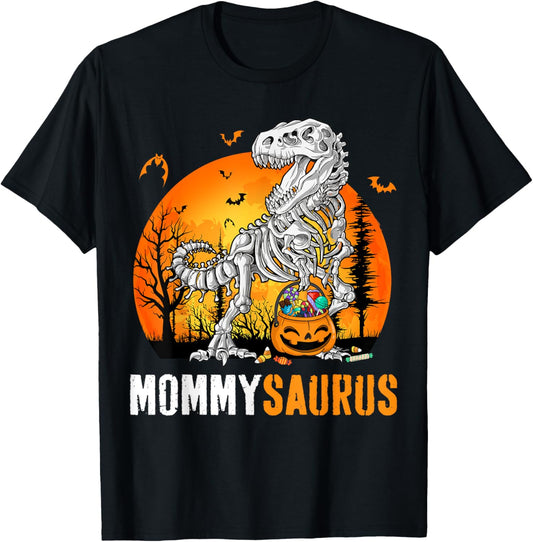 Mommysaurus Dinosaur Skeleton Halloween Mommy Saurus T-Shirt