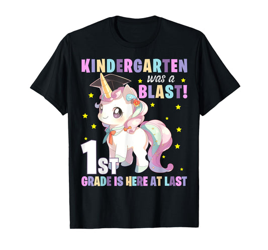 Kindergarten Graduation Unicorn Kindergarten Graduate Girls T-Shirt