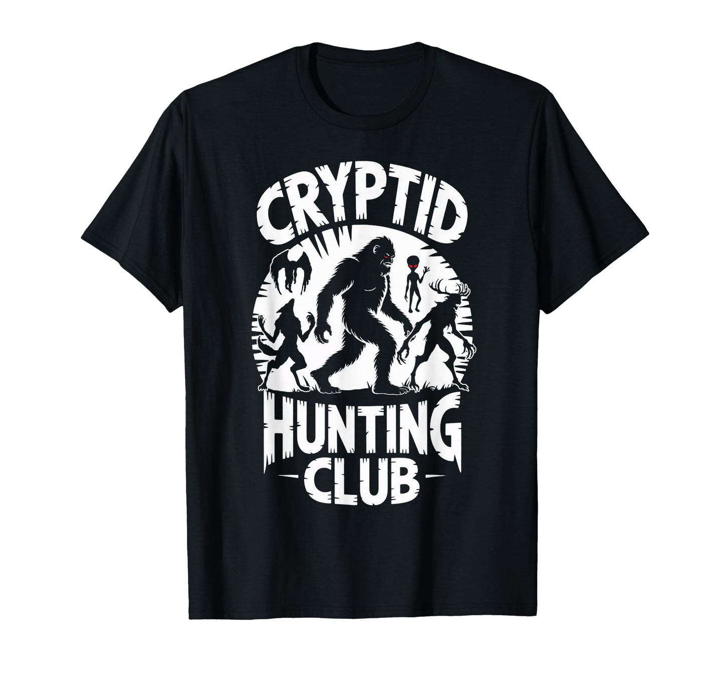 Cryptid Hunting Club Mothman Cryptozoology Folklore Cryptid T-Shirt