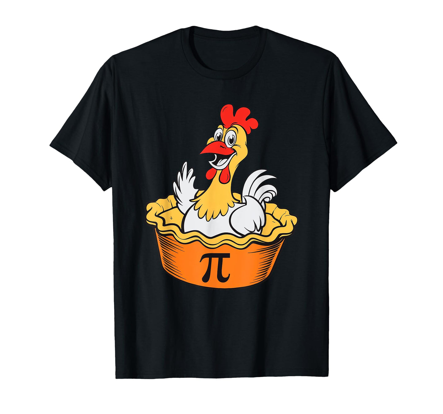 Funny Chicken Pot Pi Day Pie Math Lover Geek Gift 3.14 T-Shirt