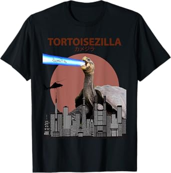 Tortoisezilla | Funny Tortoise T-Shirt for Turtle Lovers T-Shirt