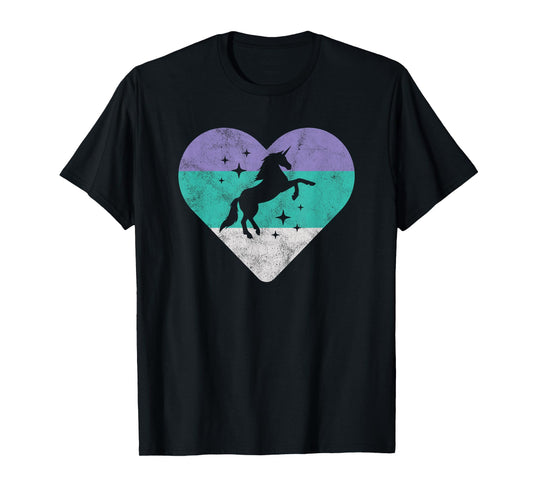 Unicorn Retro Gift For Women or Girls T-Shirt