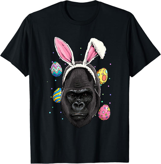 Easter Bunny Gorilla Funny Easter Gorilla T-Shirt