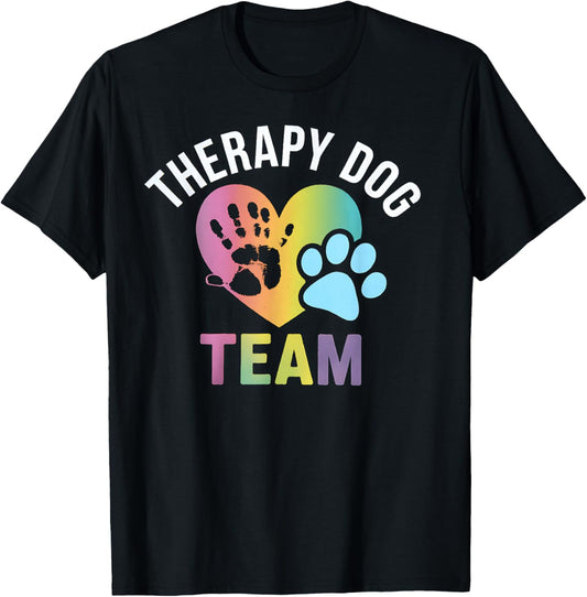 Therapy Dog Team Handler Volunteer Owner Appreciation Gift T-Shirt