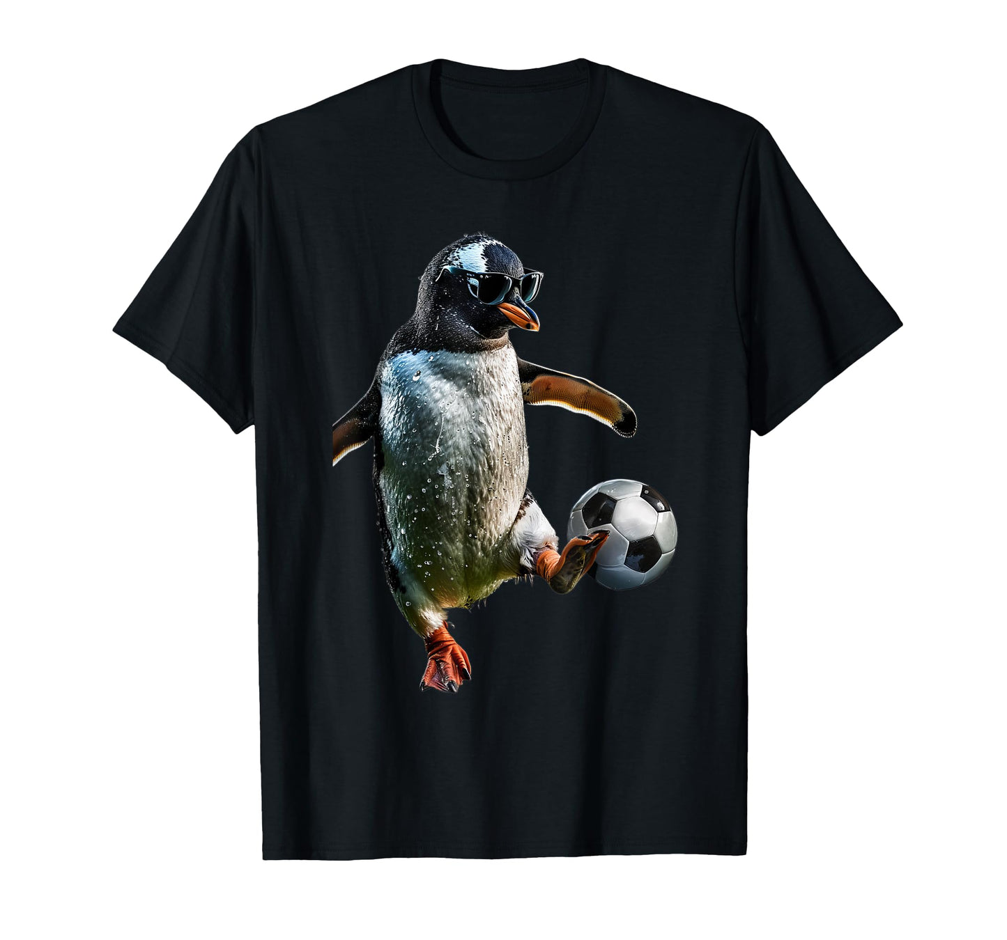 Penguin Soccer Football T-Shirt