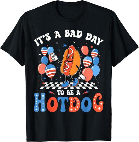 It’s A Bad Day To Be A Hotdog Funny Wieners 4th Of July T-Shirt