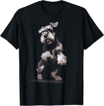 Miniature Schnauzer dog art Miniature Schnauzer Men Women Kids T-Shirt