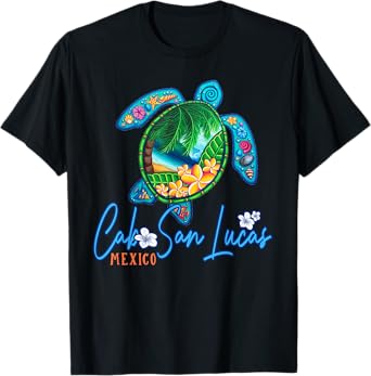 Cabo San Lucas Sea Turtle Mexico Vacation Family Trip T-Shirt