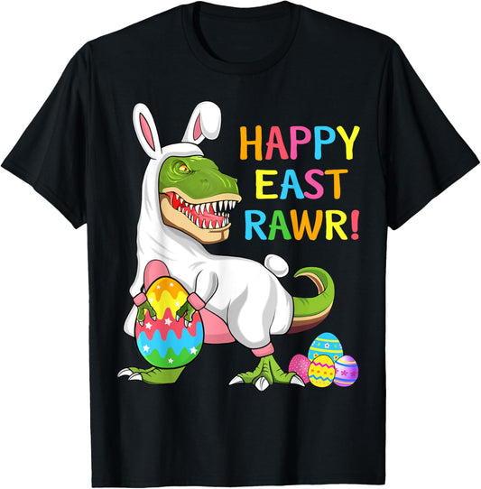 Easter Day Dinosaur Funny Happy Eastrawr T Rex Easter T-Shirt