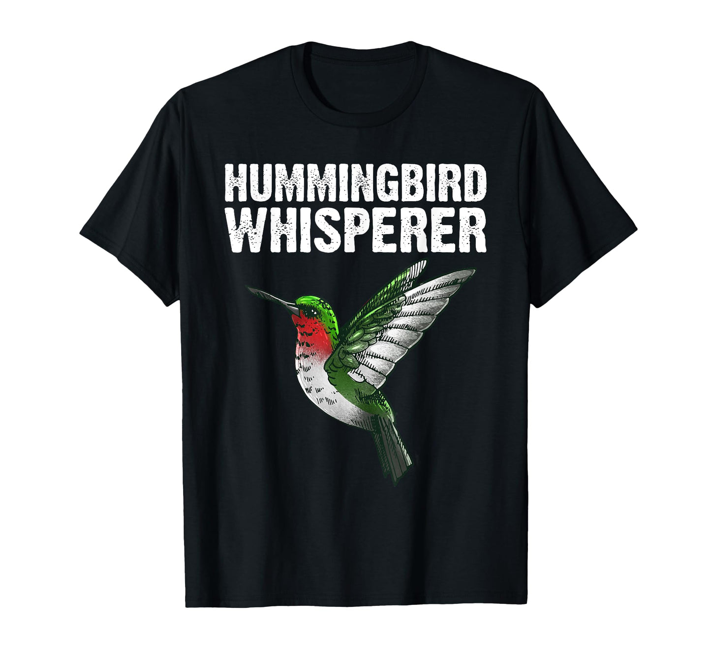 Cute Hummingbird Art For Men Women Bird Watcher Bird Lover T-Shirt