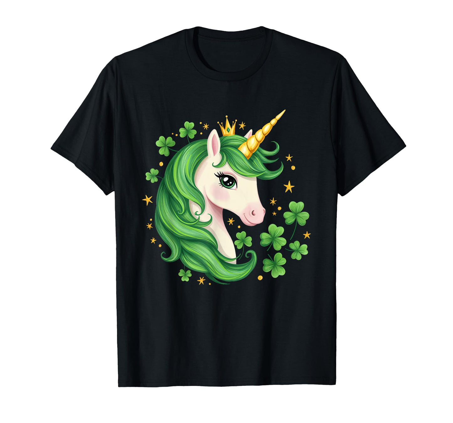 Cute Unicorn Lepricorn Toddler Girls St Patricks Day T-Shirt