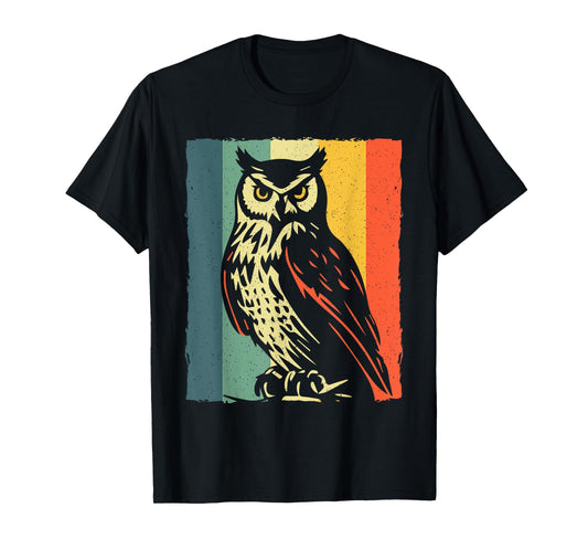 Funny Owls Design For Men Women Kids Animal Lover Night Owl T-Shirt