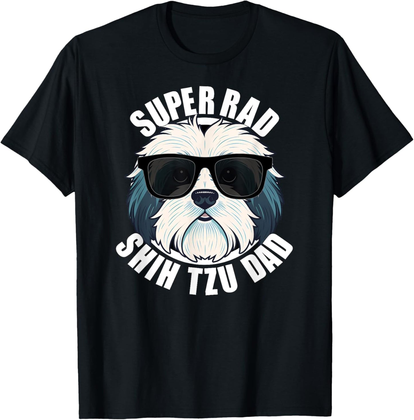 Shih Tzu Dad Funny Father’s Day Dog Dad Men’s T-Shirt
