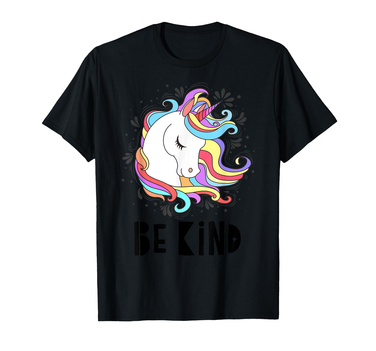 Be Kind Choose Kindness Anti Bullying Cute Rainbow Unicorn T-Shirt
