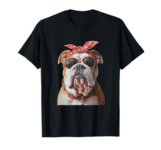 English Bulldog Mom Dad Dog Owner Puppy T-Shirt for Men Women Kids