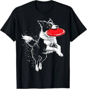 Border Collie Frisbee Champion T-Shirt