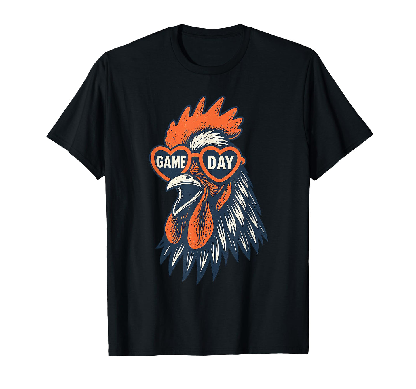Funny Rooster Game Day Sport Fans Gift for Men Women Boy Kid T-Shirt