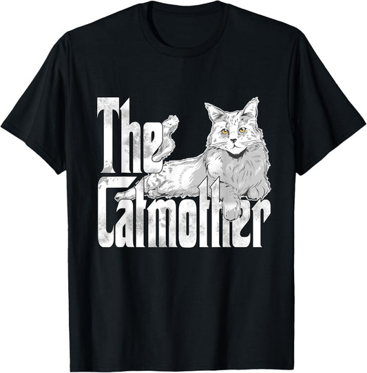 Cat Mom The Catmother Crazy Cat Mother Kitty Mommy T-Shirt