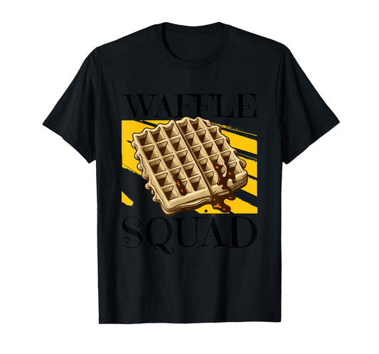 Waffle Squad Ironic Waffle Gourmet Hobby Chef T-Shirt