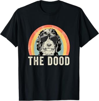 The Dood Mom Bernedoodle Doodle Dog Dad T-Shirt