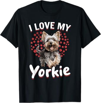 Yorkshire Terrier Dog Yorkie - I love my Yorkie T-Shirt