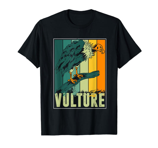 Carrion Vulture Scavenger Bird Retro Animal Vulture T-Shirt