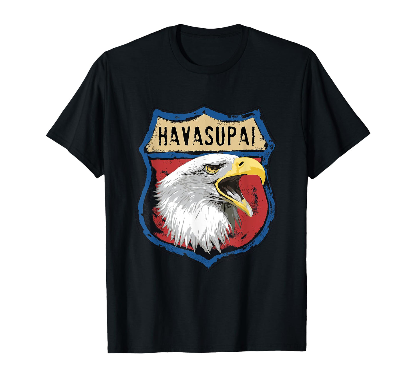 Havasupai American Indian Tribe Eagle Insterstate Badge T-Shirt