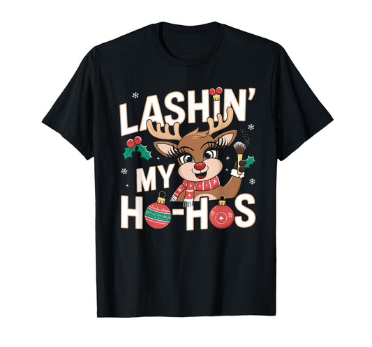 Xmas Cosmetics Lash Artist Lash Tech For Women Girls T-Shirt
