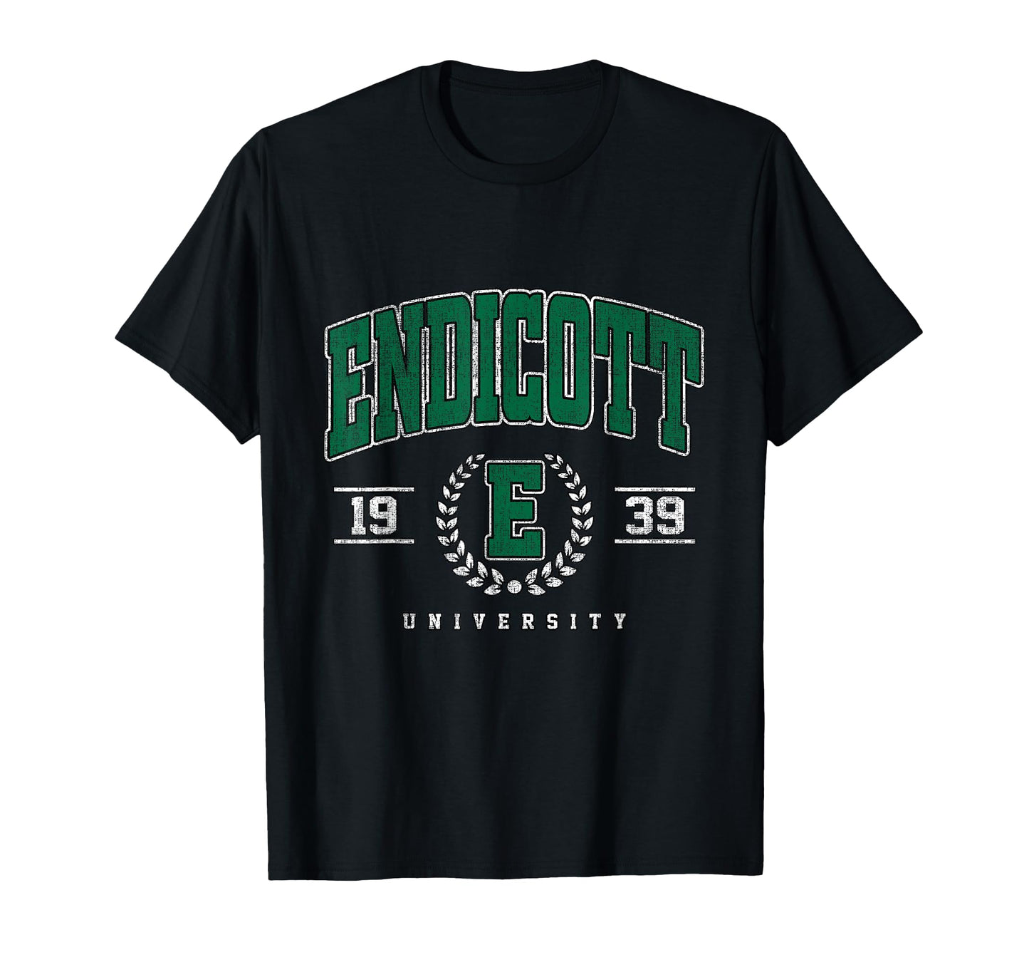 Endicott of Technology Arch Retro for Men Women T-Shirt
