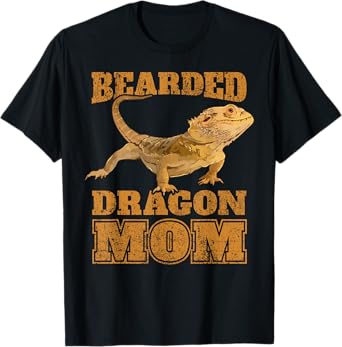 Cute Bearded Dragon Mom Mama Bearded Dragon Mother Womens T-Shirt