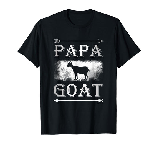Best Husband Gifts "Papa Goat" Men Tee Shirts T-Shirt