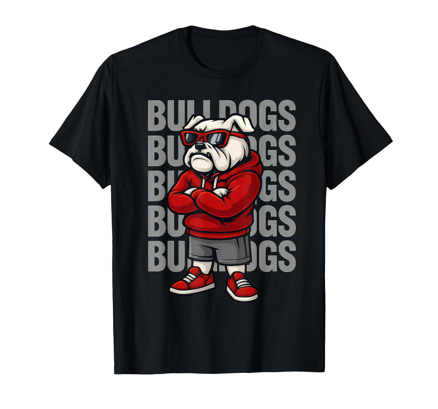 Retro Bulldogs Gift for Men Women Boys Girls Kids T-Shirt