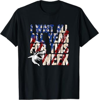 I Wait All Year For This Week Shark T-Shirt