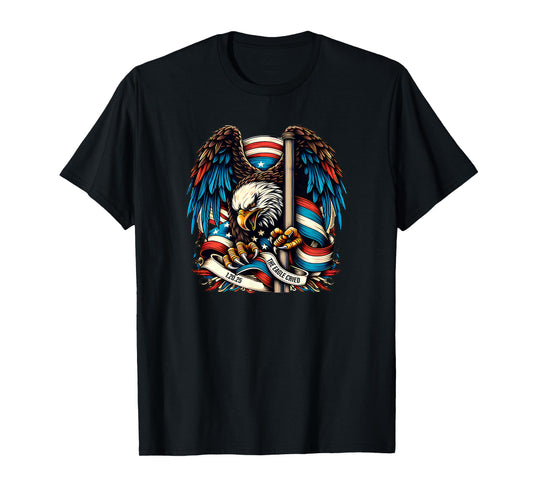 American Democracy Anti-Trump 1.20.25 The Eagle Cried Unisex Classic Fit Black T-Shirt