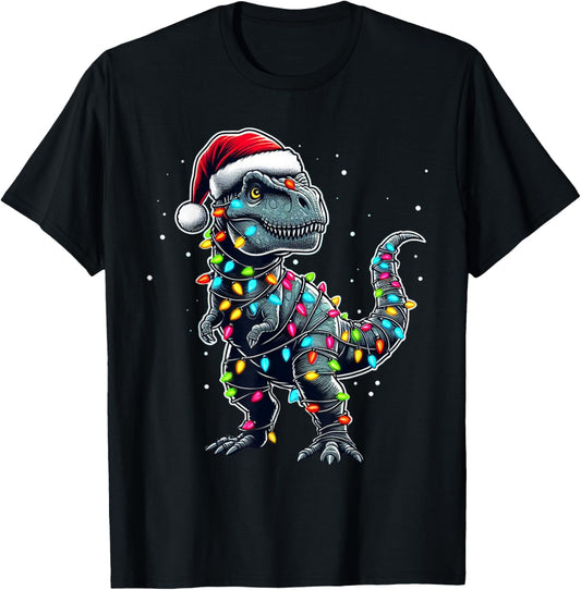 Dinosaur T-rex Tree Christmas Xmas Pet Dino Trex T-Shirt