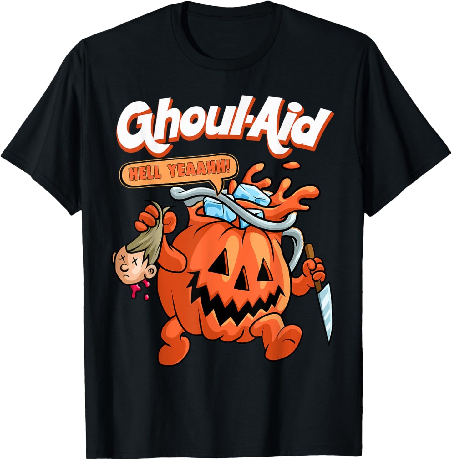 Cool Ghoul Aid Funny Ghoul Pumpkin Cute Meme Halloween T-Shirt