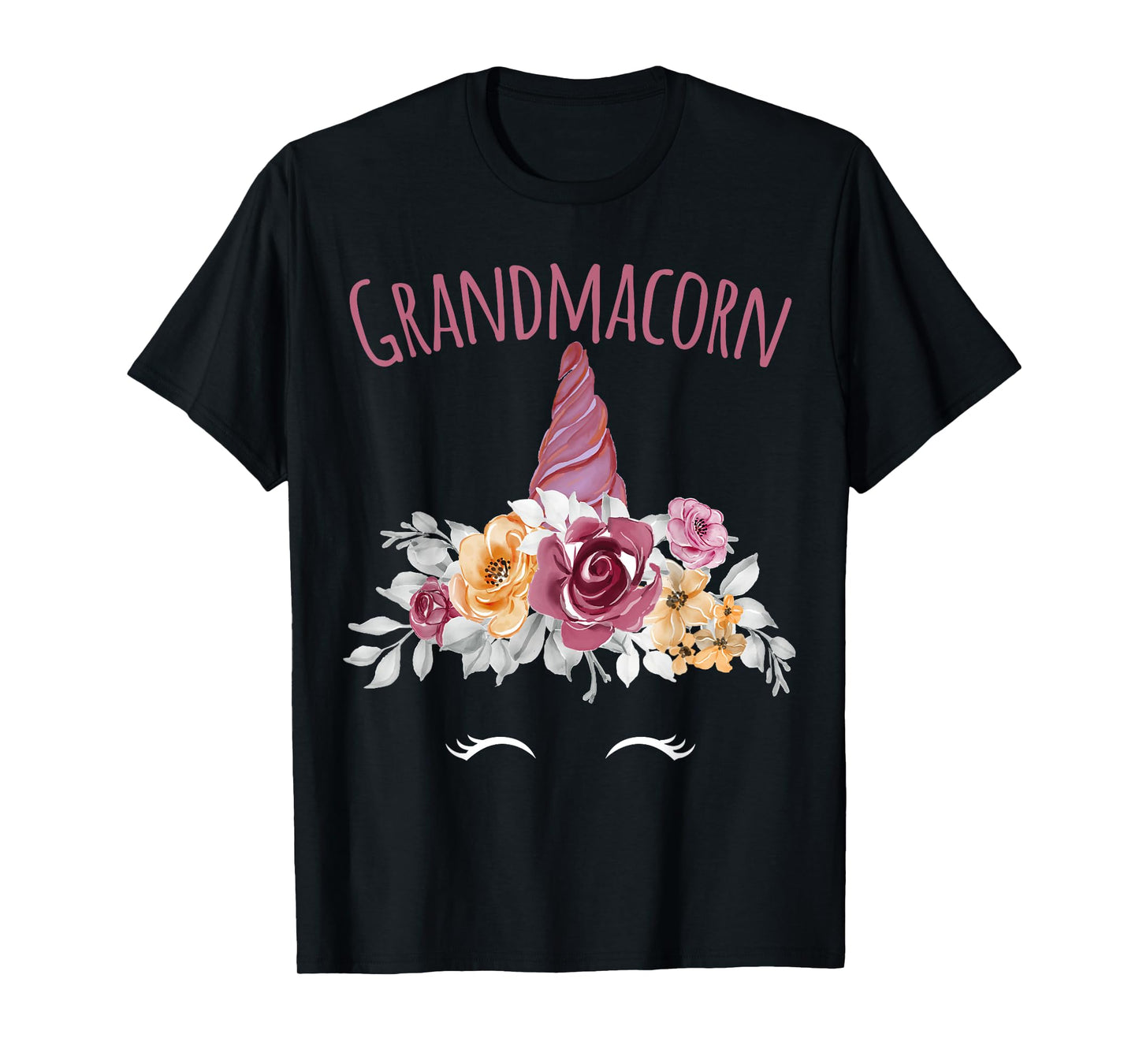 Grandmacorn Unicorn Grandma T-Shirt