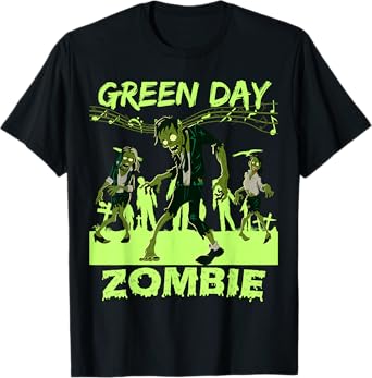 Funny Green Day Billie Joe Zombie T-Shirt