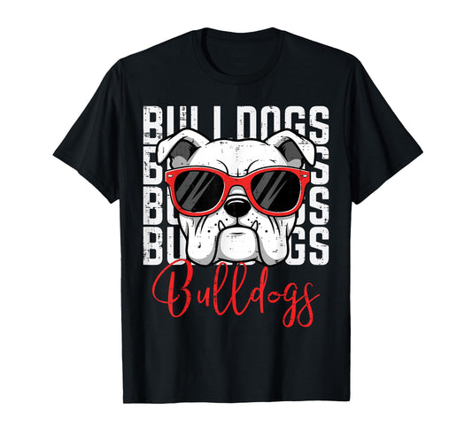 Bulldog Men Women Boys Girls Youth Kids Teen T-Shirt