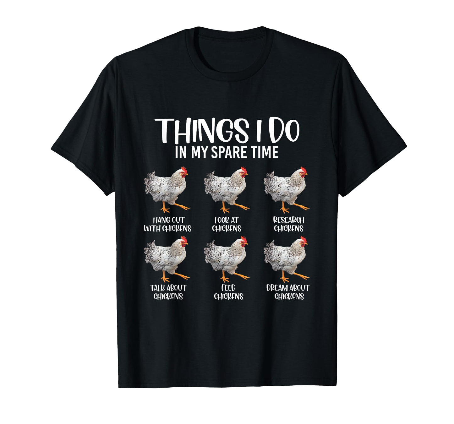 Funny Chicken Mom Farm Cute Family Chicken Girl Farmer Dad T-Shirt