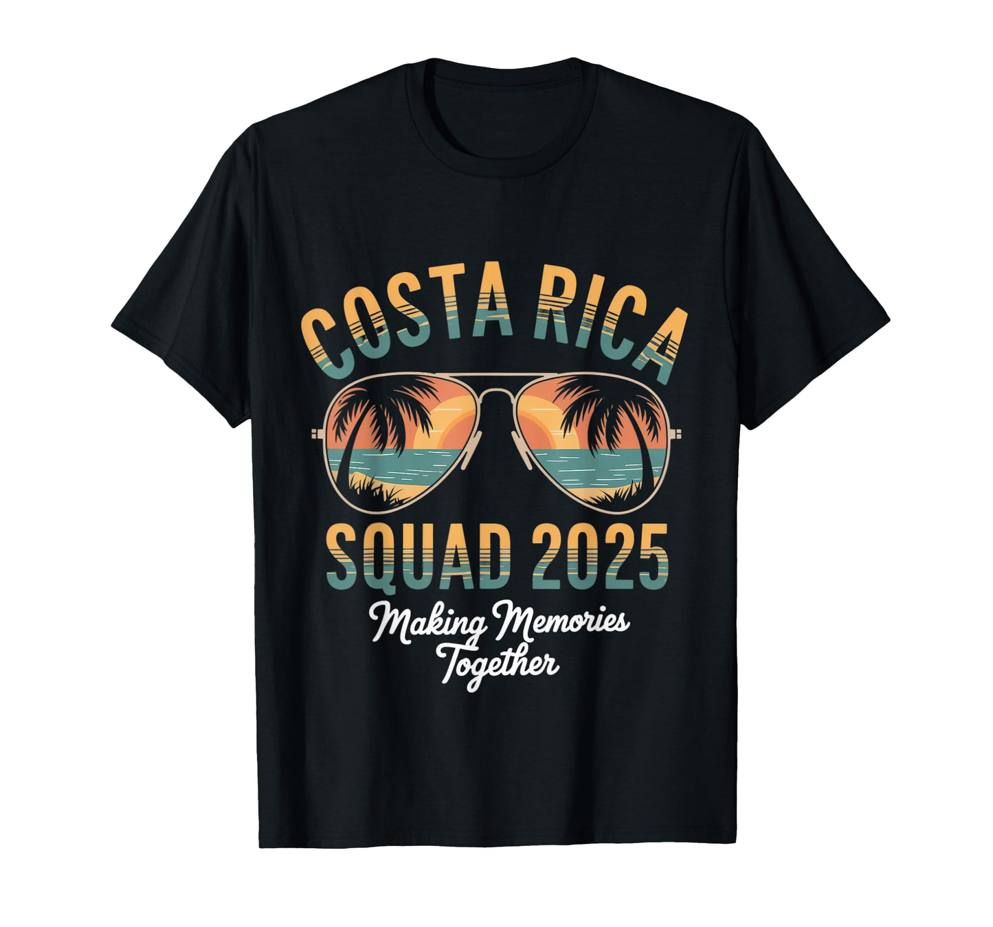 Costa Rica Squad 2025 Vacation Tropical Pura Vida Costa Rica T-Shirt