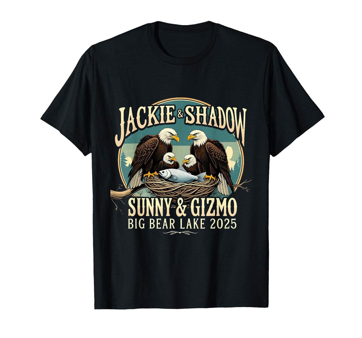 Jackie Shadow Big Bear Lake 2025 Eagle Nest Art T-Shirt