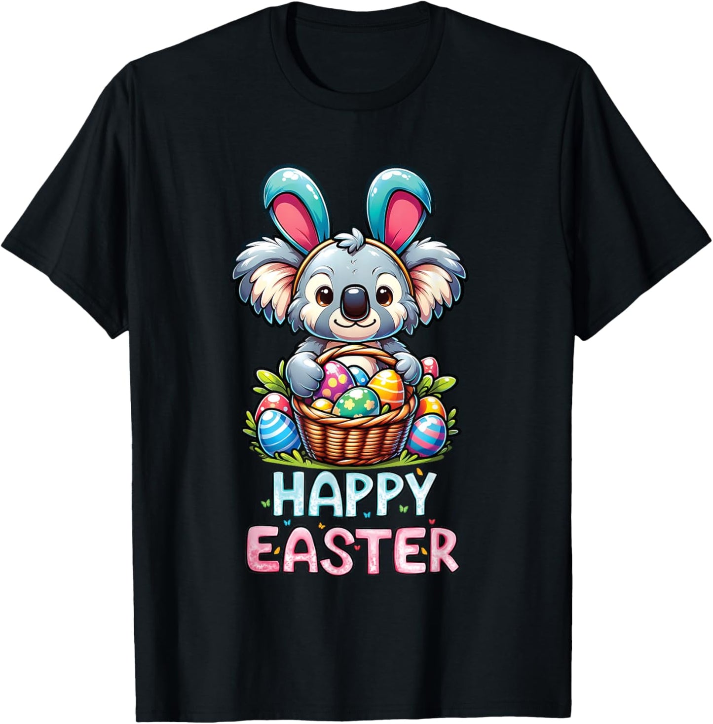Happy Easter Day Cute Koala Bear Lovers Bunny Women Kids T-Shirt